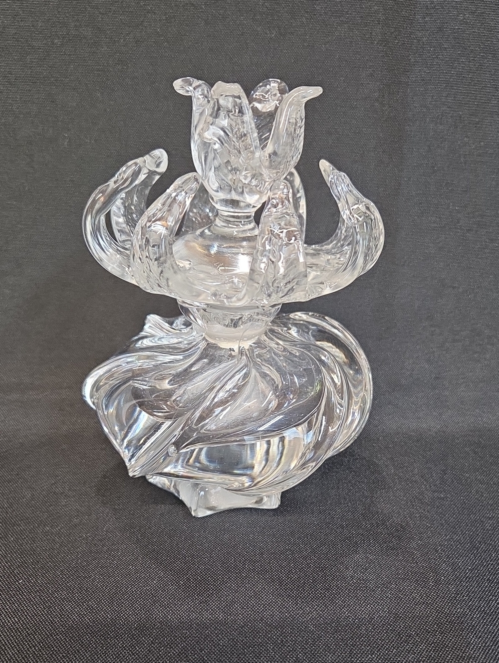 Gunderson Pairpoint Crystal Perfume Bottle